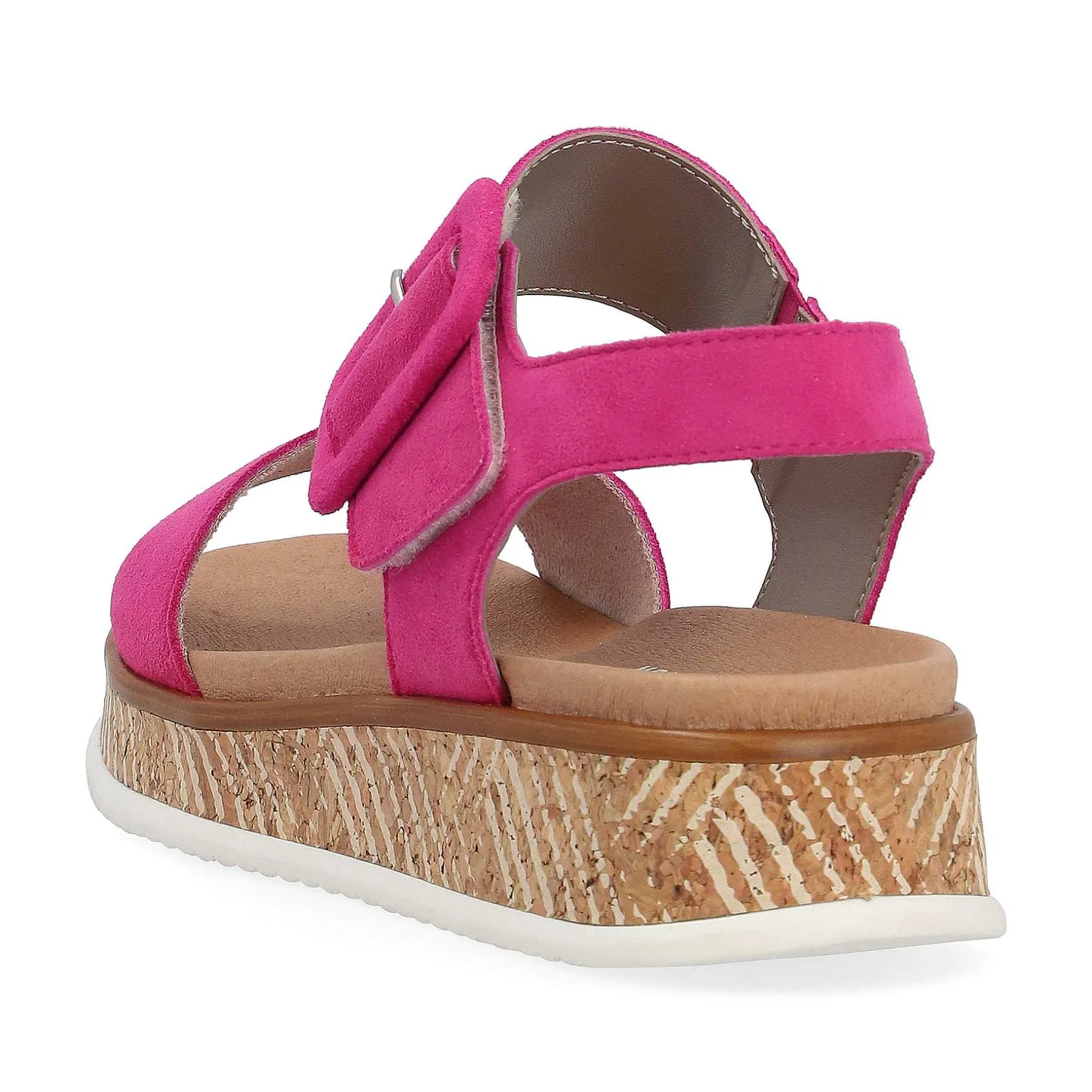 Rieker Colorful Styles-Women'S Strappy Sandals Magenta