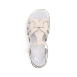 Rieker Sandals & Sandals-Women'S Strappy Sandals Pearl White