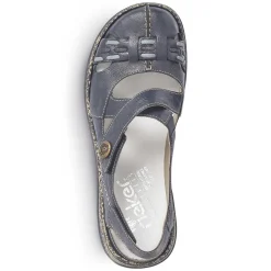 Rieker Sandals & Sandals-Women'S Strappy Sandals Navy Blue