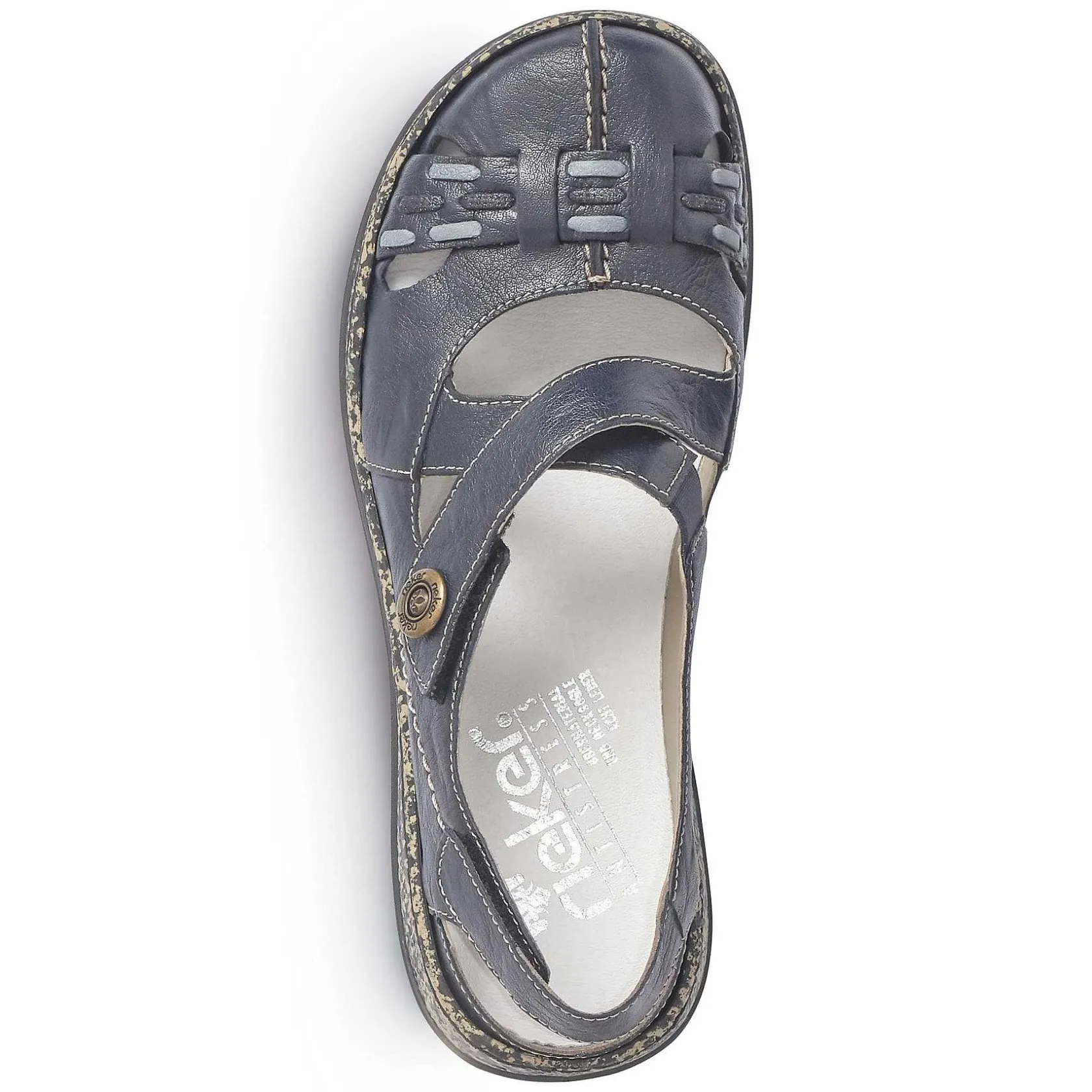 Rieker Sandals & Sandals-Women'S Strappy Sandals Navy Blue