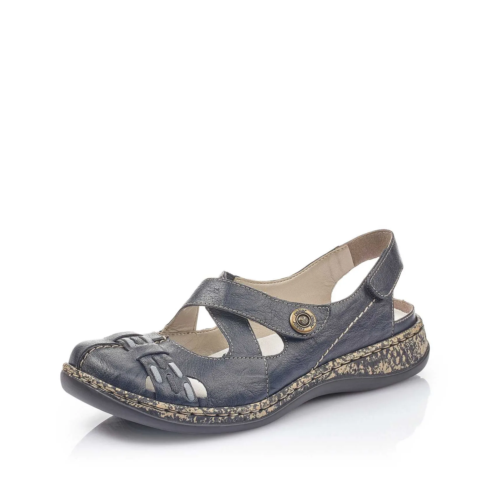 Rieker Sandals & Sandals-Women'S Strappy Sandals Navy Blue