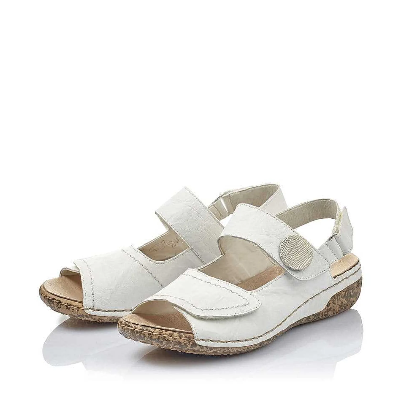 Rieker Sandals & Sandals-Women'S Strappy Sandals Pure White