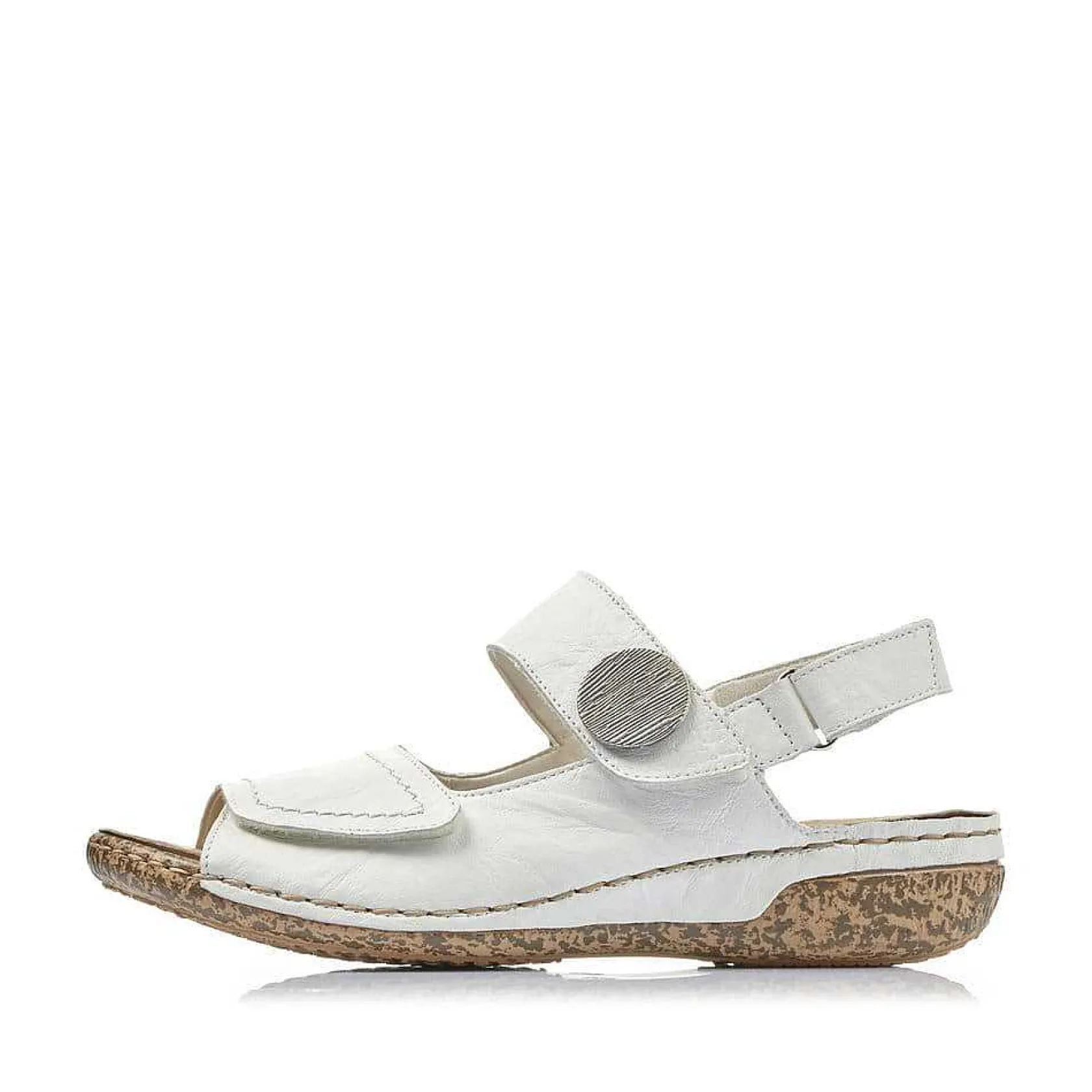 Rieker Sandals & Sandals-Women'S Strappy Sandals Pure White