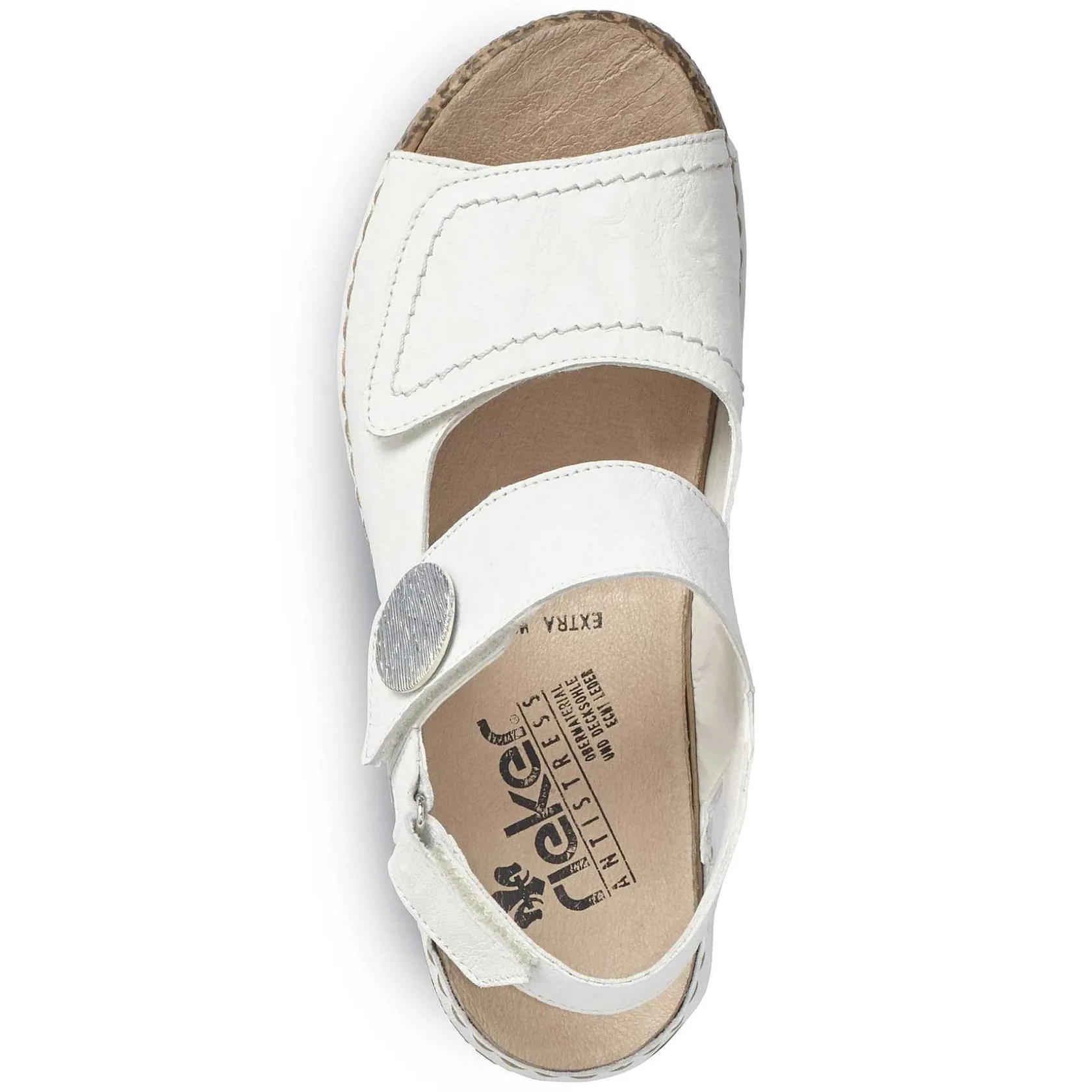 Rieker Sandals & Sandals-Women'S Strappy Sandals Pure White