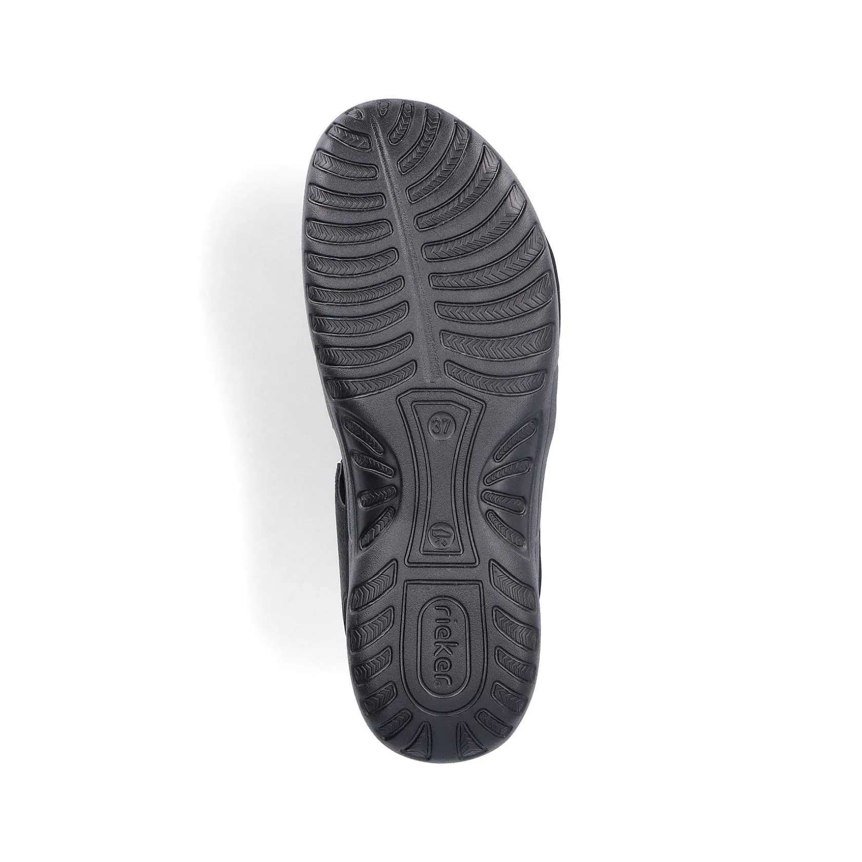 Rieker Vegan-Women'S Strappy Sandals Asphalt Black