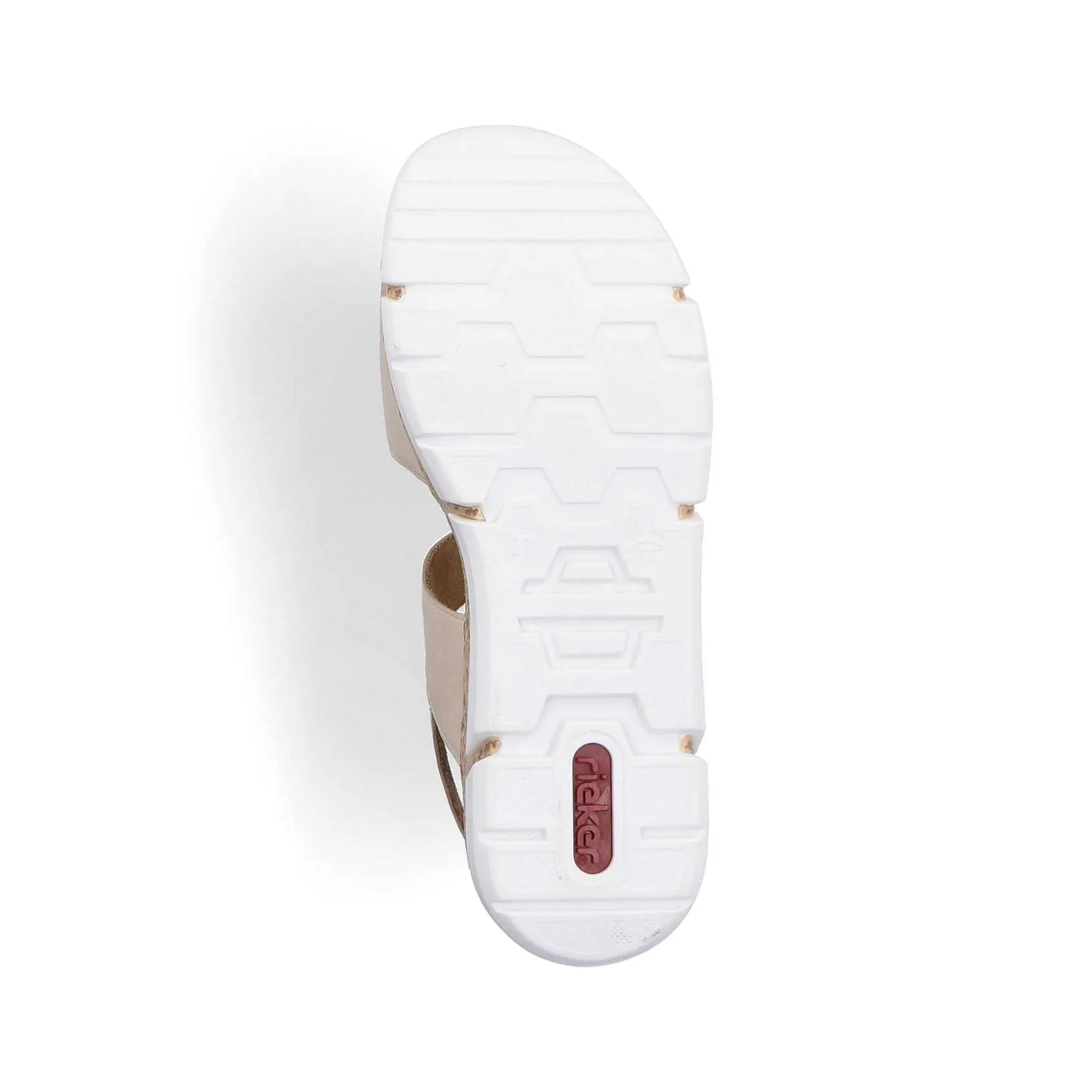 Rieker Summer Shoes-Women'S Strappy Sandals Light Beige