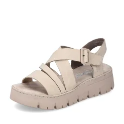 Rieker Sandals & Sandals-Women'S Strappy Sandals Light Beige