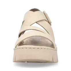 Rieker Sandals & Sandals-Women'S Strappy Sandals Light Beige