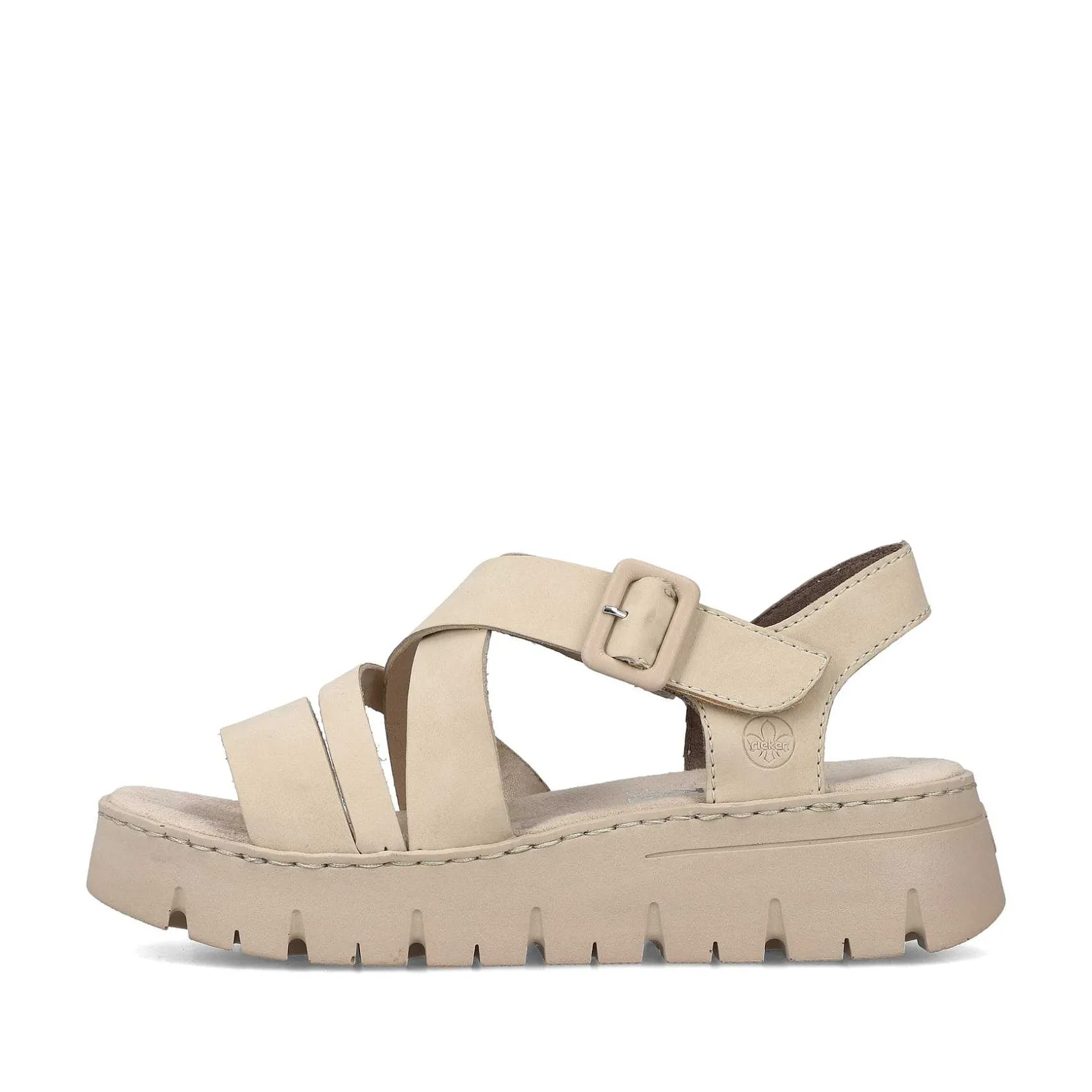 Rieker Sandals & Sandals-Women'S Strappy Sandals Light Beige