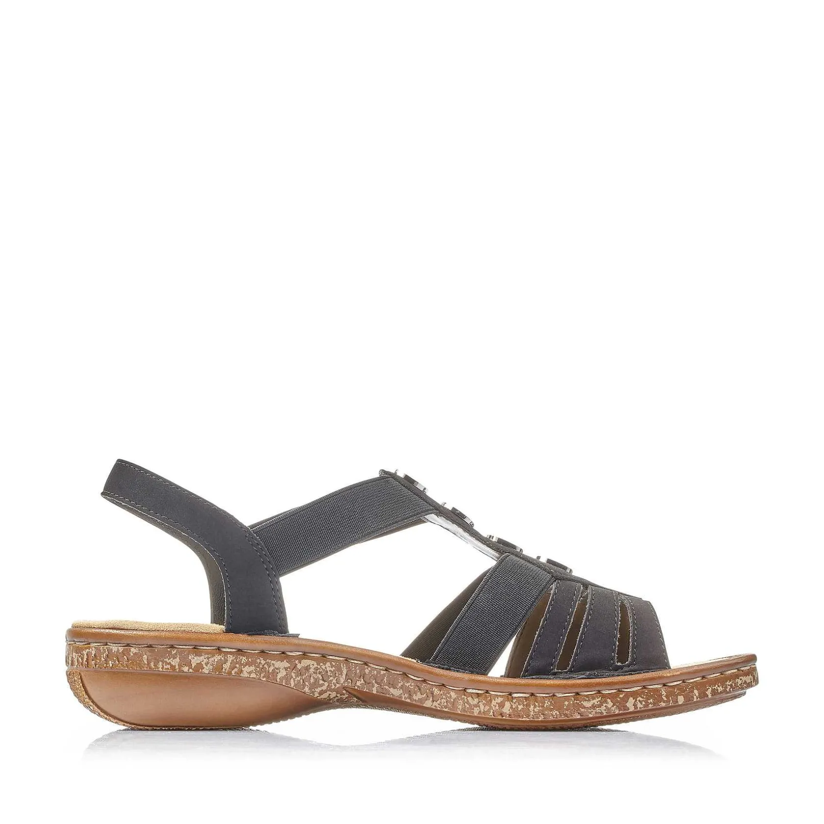 Rieker Sandals & Sandals-Women'S Strappy Sandals Night Black
