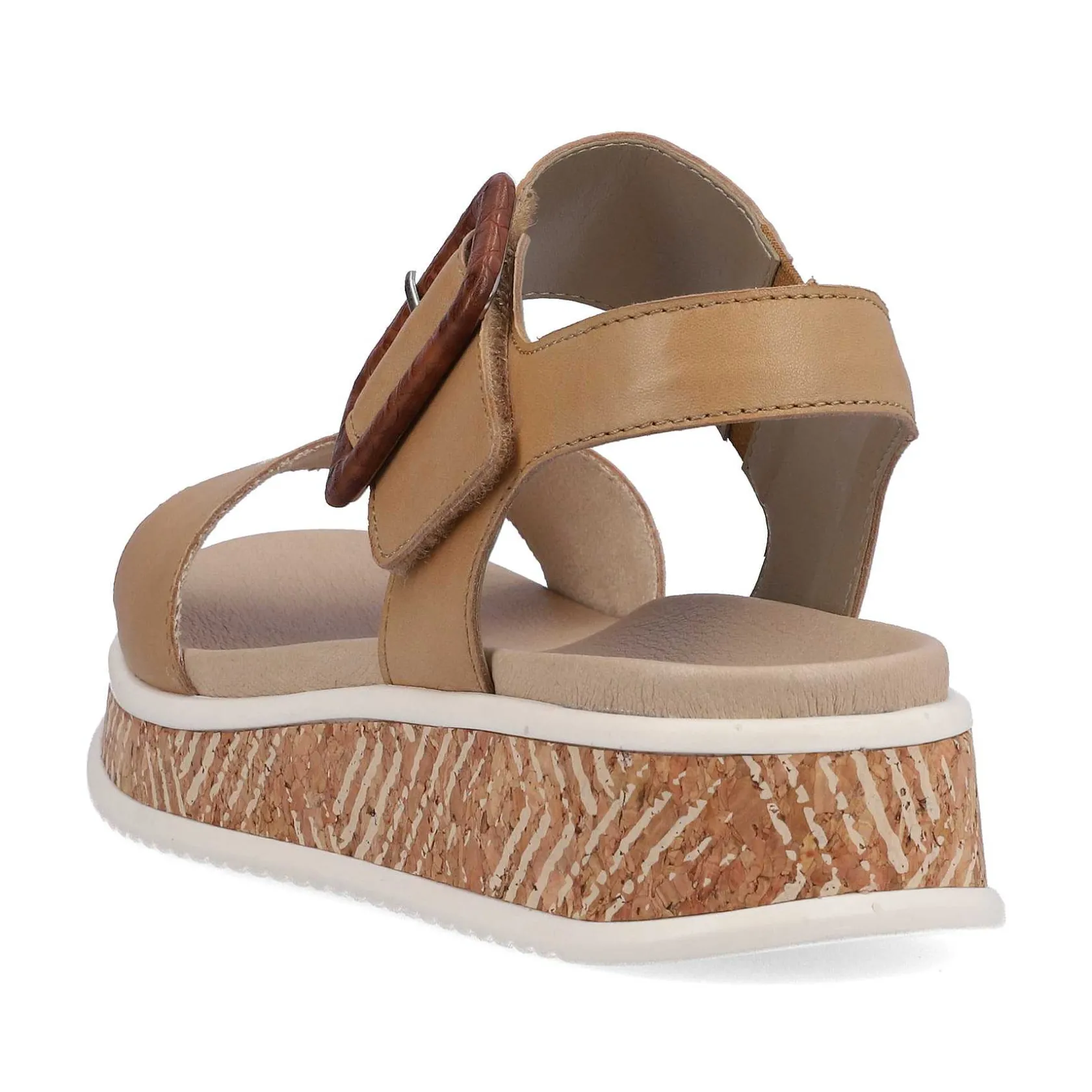 Rieker Sandals & Sandals-Women'S Strappy Sandals Clay Beige