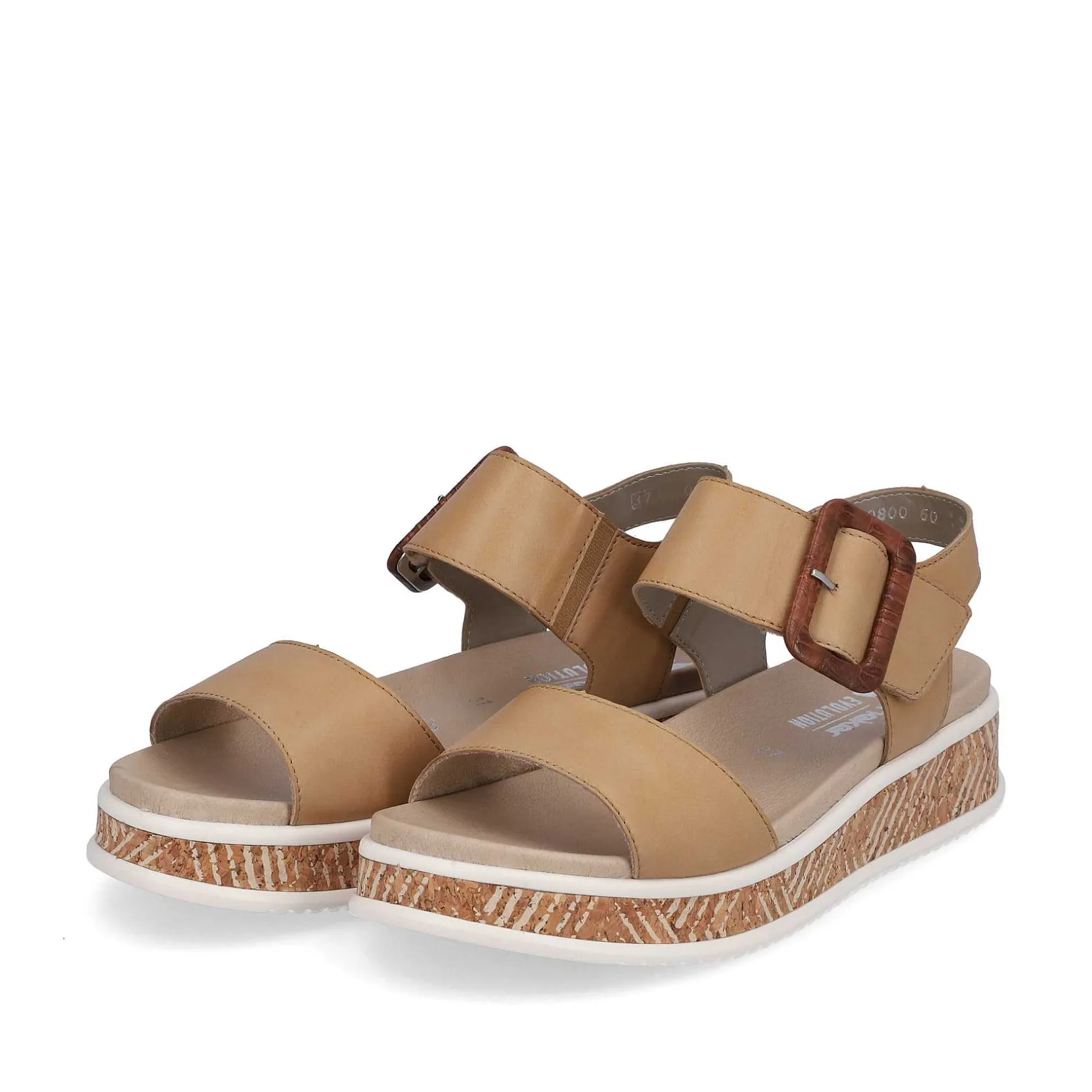 Rieker Sandals & Sandals-Women'S Strappy Sandals Clay Beige