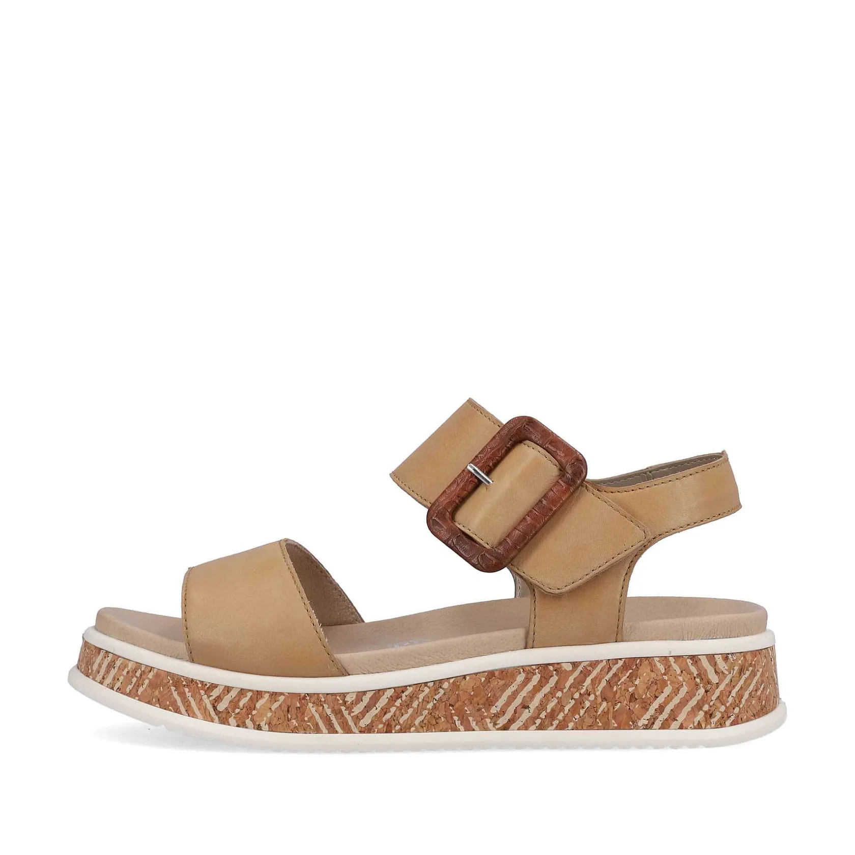 Rieker Sandals & Sandals-Women'S Strappy Sandals Clay Beige