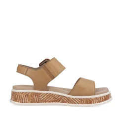 Rieker Sandals & Sandals-Women'S Strappy Sandals Clay Beige