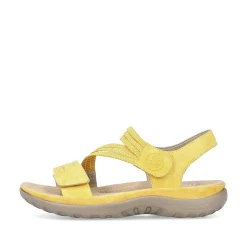 Rieker Vegan-Women'S Strappy Sandals Lemon Yellow