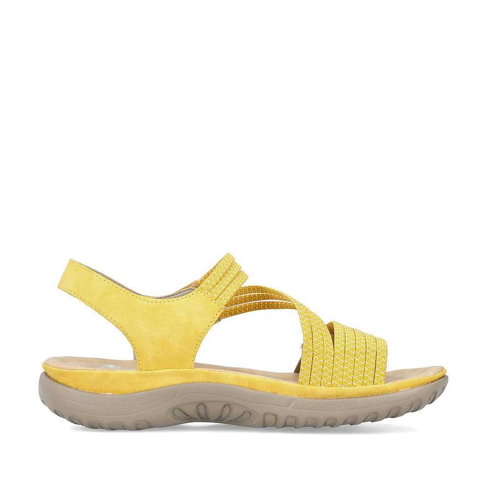 Rieker Vegan-Women'S Strappy Sandals Lemon Yellow