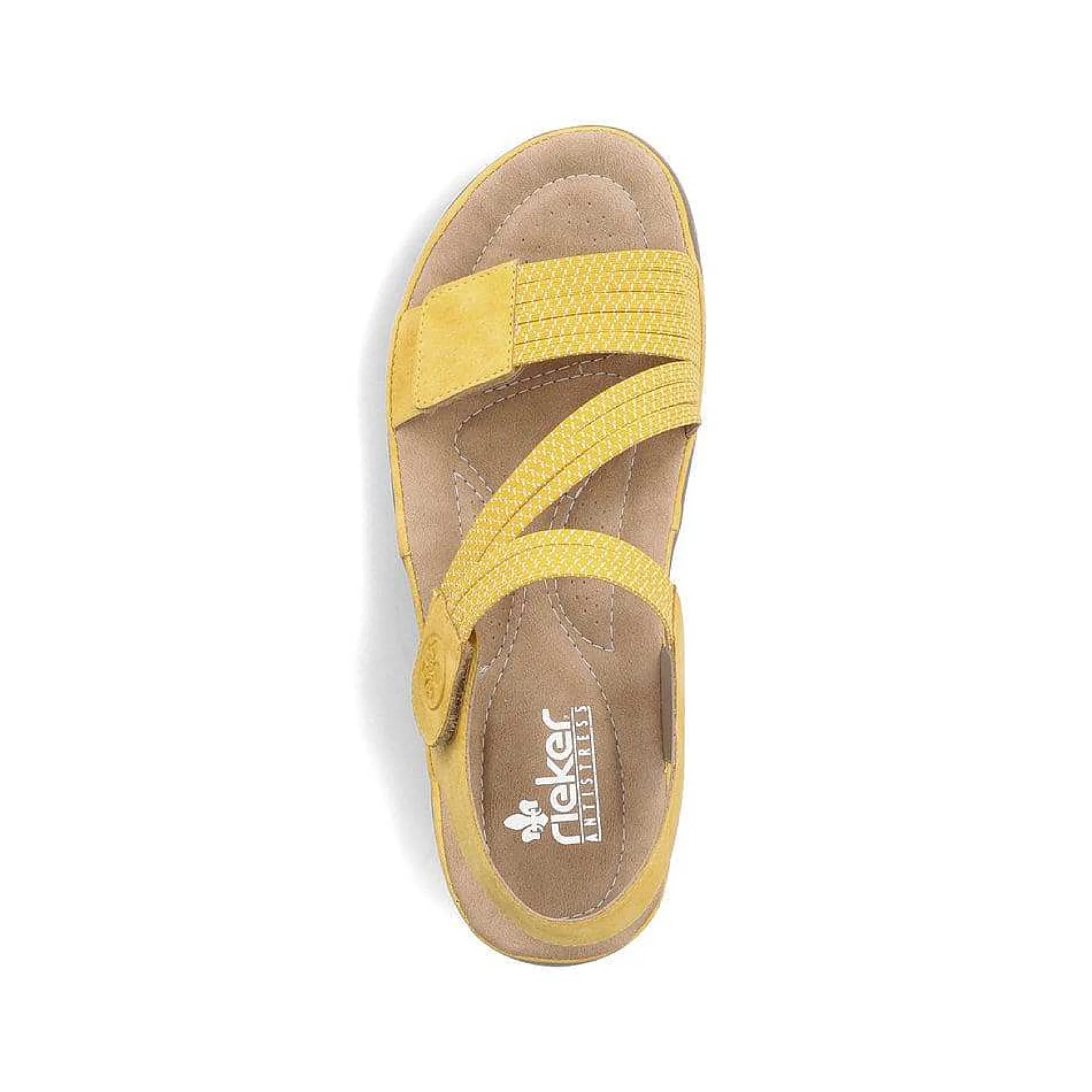 Rieker Vegan-Women'S Strappy Sandals Lemon Yellow