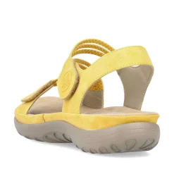 Rieker Vegan-Women'S Strappy Sandals Lemon Yellow