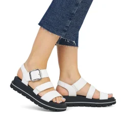 Rieker Sandals & Sandals-Women'S Strappy Sandals Pearl White