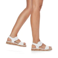 Rieker Sandals & Sandals-Women'S Strappy Sandals Brilliant White