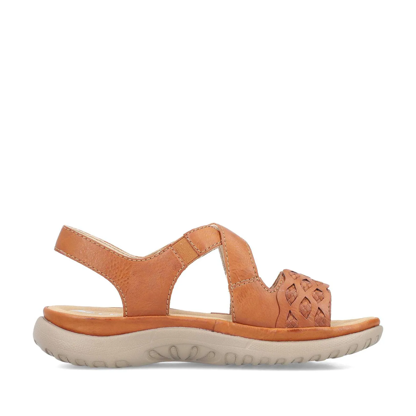 Rieker Sandals & Sandals-Women'S Strappy Sandals, Nut Brown