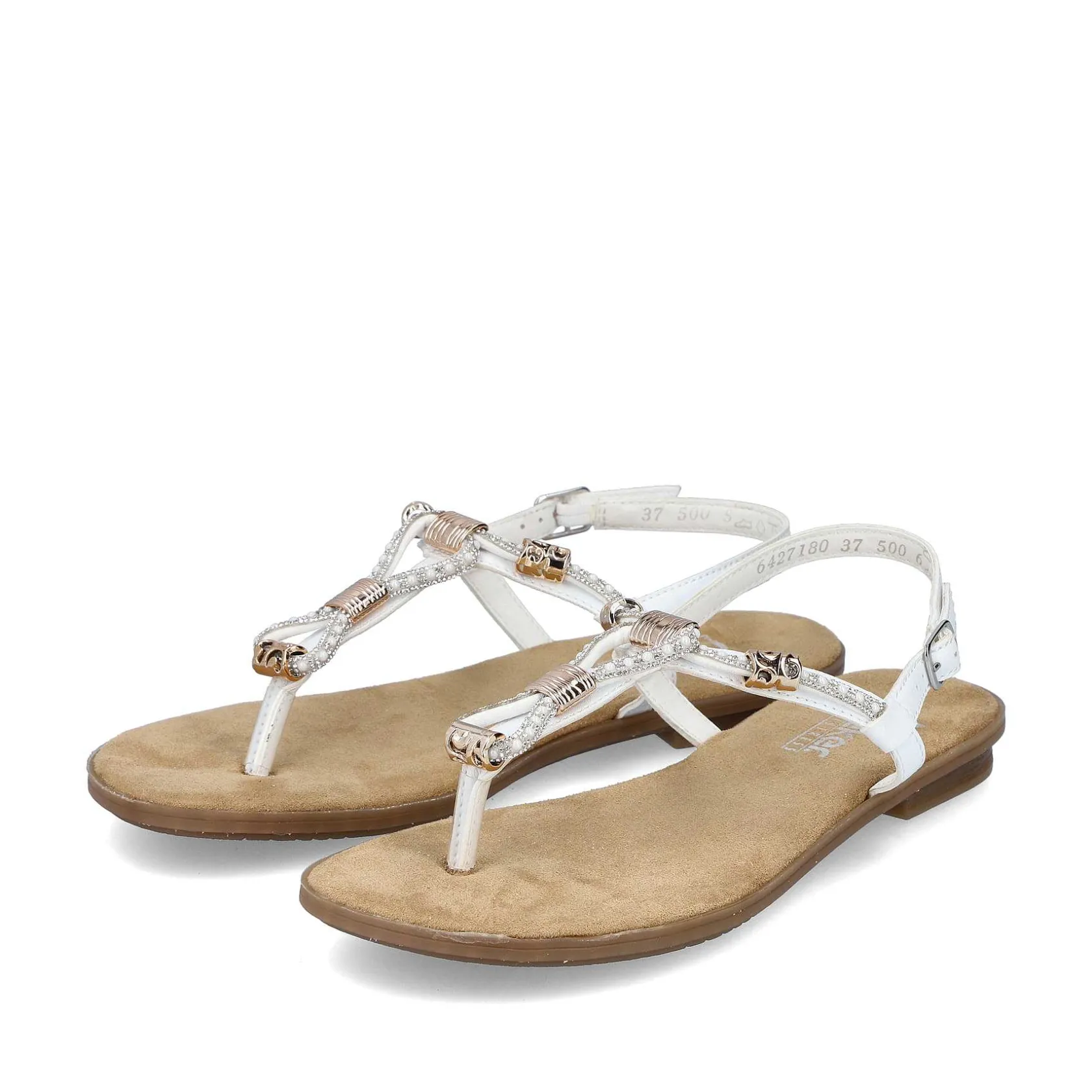 Rieker Sandals & Sandals-Women'S Strappy Sandals In Crystal White