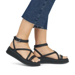 Rieker Sandals & Sandals-Women'S Strappy Sandals Noir