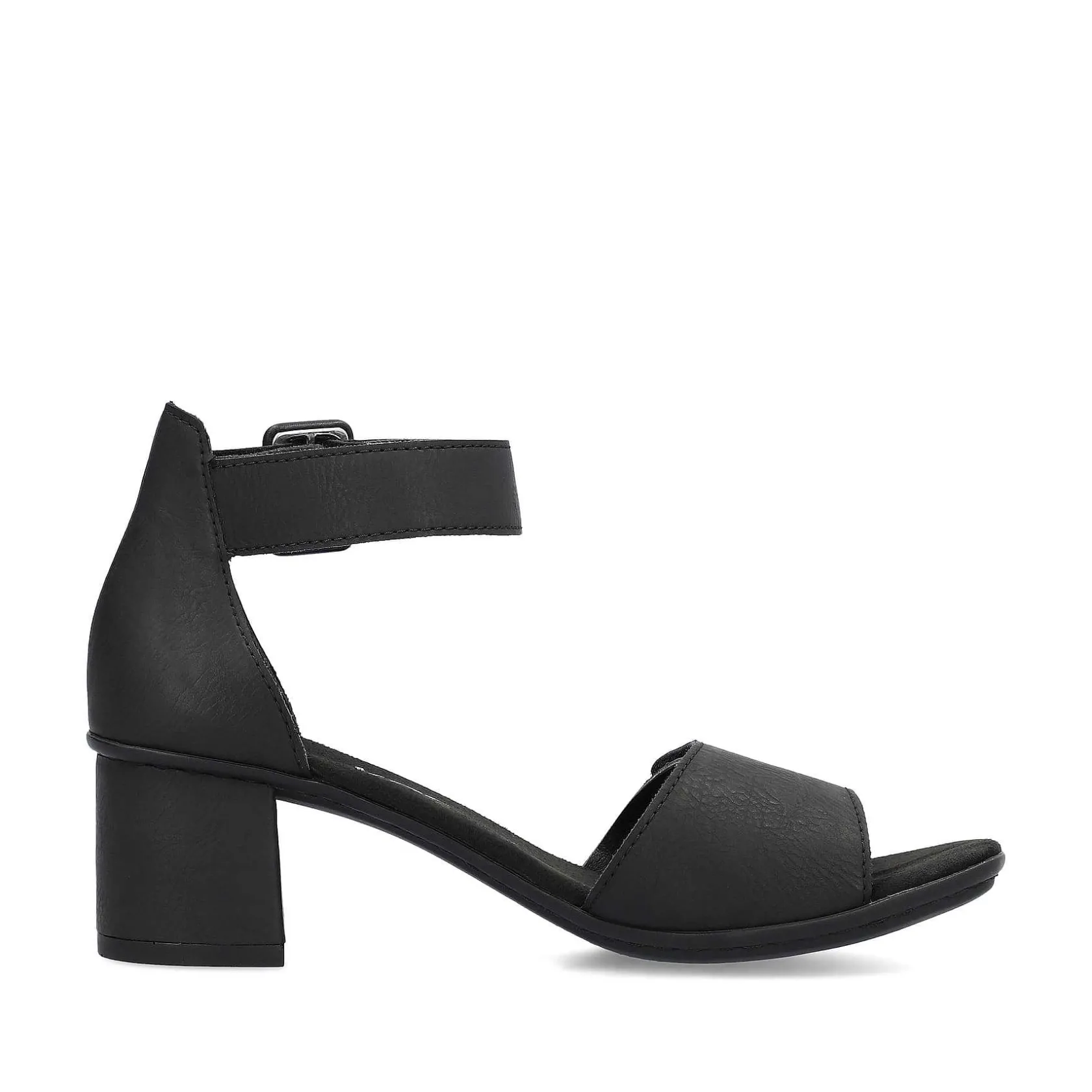 Rieker Heeled Shoes-Women'S Strappy Sandals Jet Black