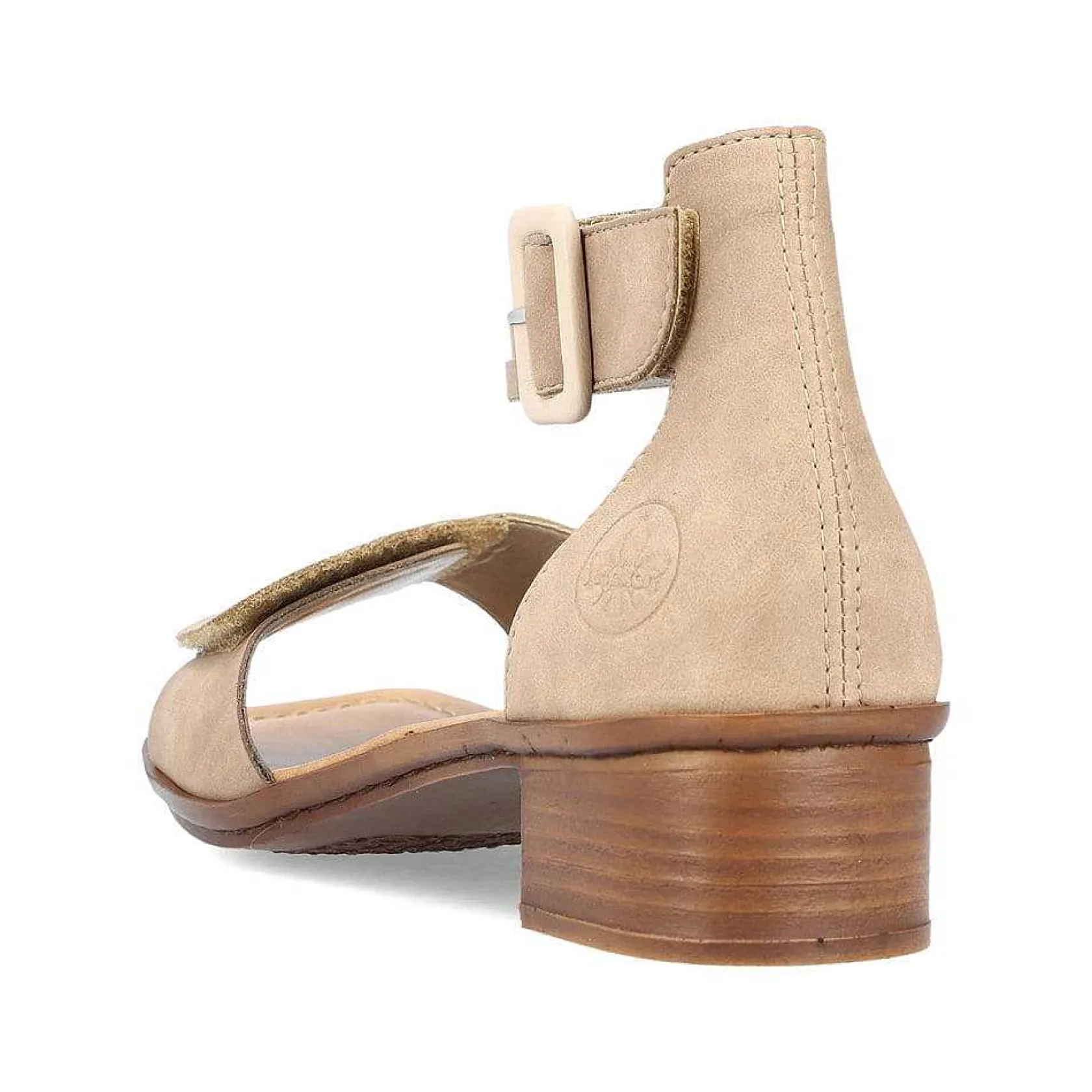 Rieker Heeled Shoes-Women'S Strappy Sandals Beige
