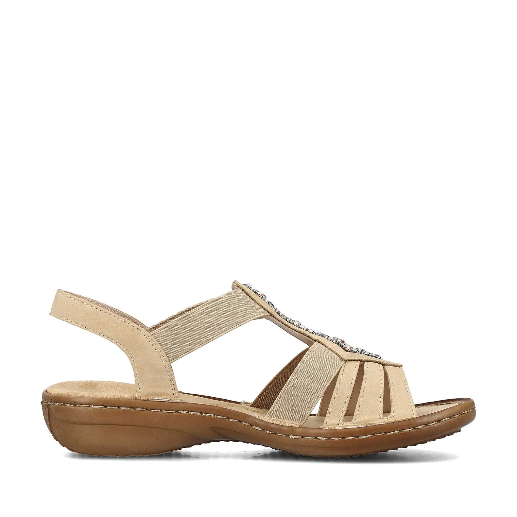 Rieker Sandals & Sandals-Women'S Strappy Sandals Light Brown
