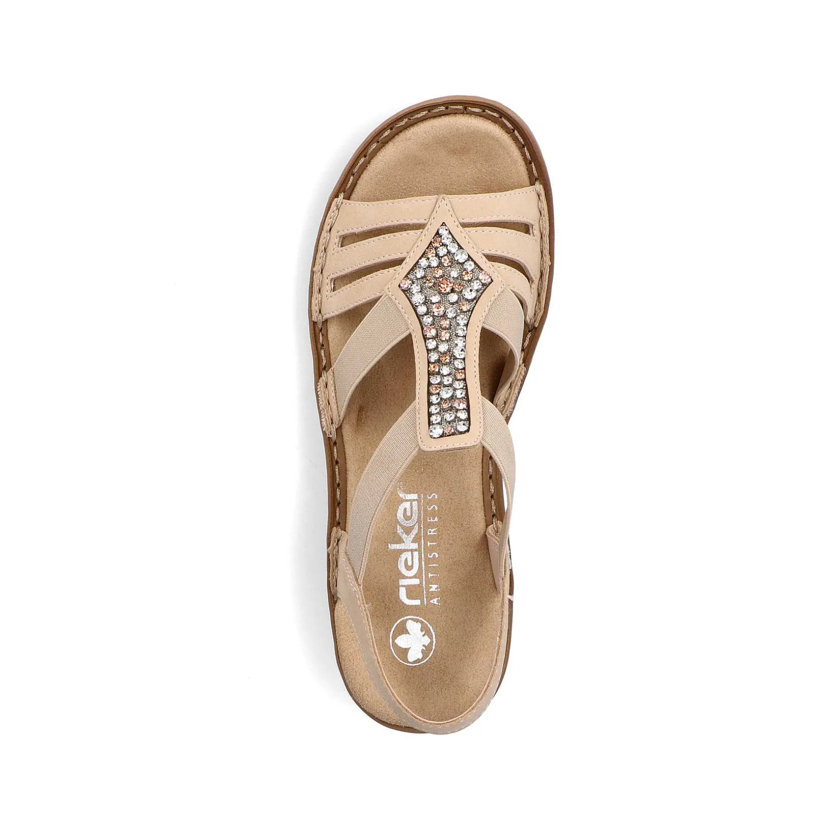 Rieker Sandals & Sandals-Women'S Strappy Sandals Light Brown