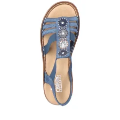 Rieker Sandals & Sandals-Women'S Strappy Sandals Navy Blue