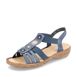 Rieker Sandals & Sandals-Women'S Strappy Sandals Navy Blue