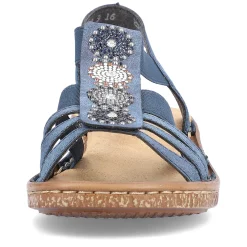 Rieker Sandals & Sandals-Women'S Strappy Sandals Navy Blue