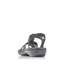 Rieker Sandals & Sandals-Women'S Strappy Sandals Night Black