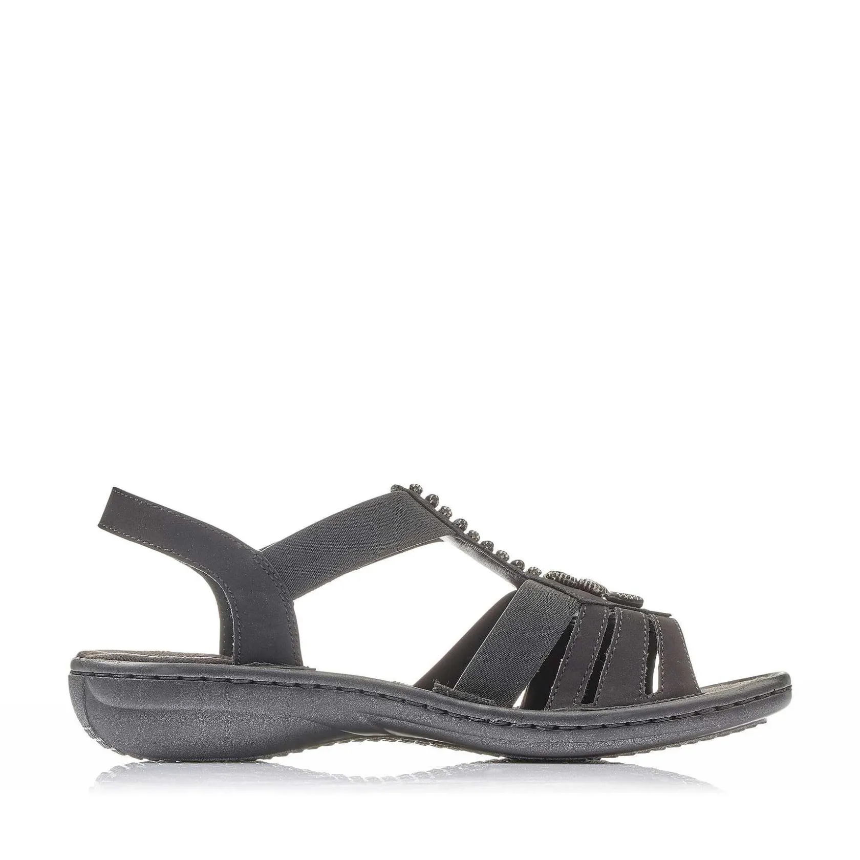 Rieker Sandals & Sandals-Women'S Strappy Sandals Night Black