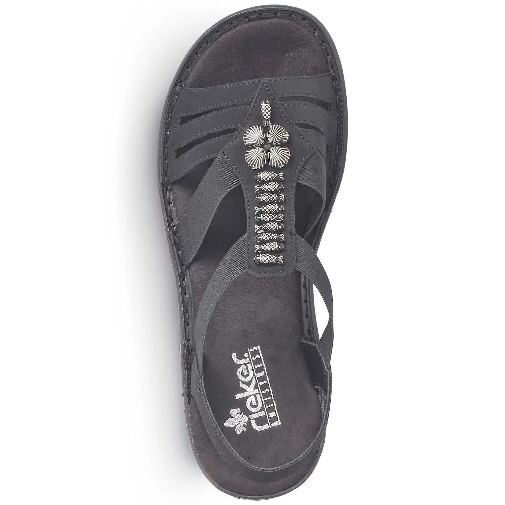 Rieker Sandals & Sandals-Women'S Strappy Sandals Night Black