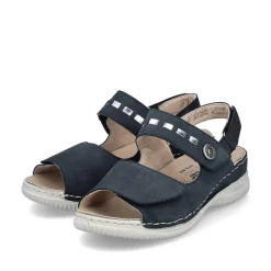 Rieker Sandals & Sandals-Women'S Strappy Sandals Steel Blue