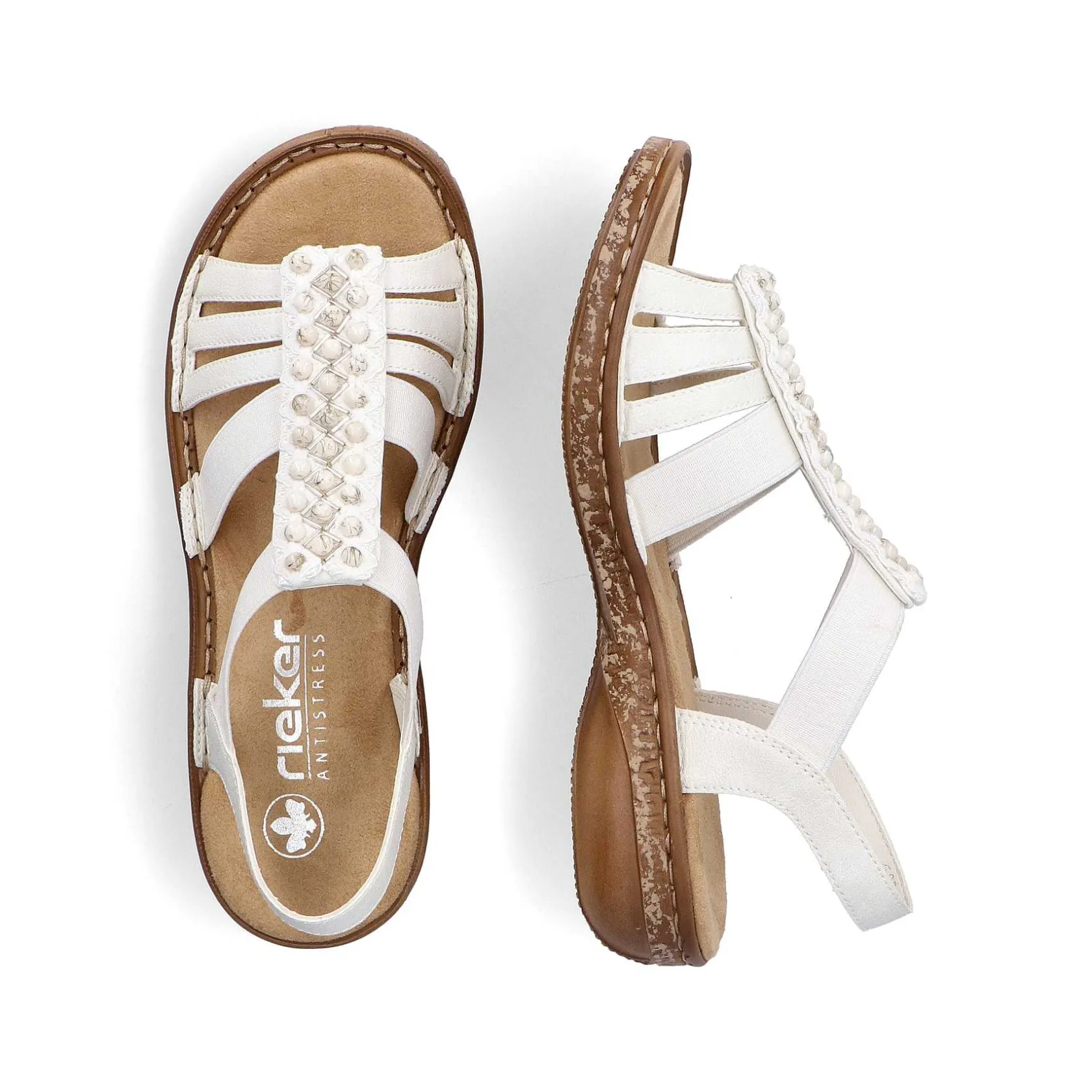 Rieker Sandals & Sandals-Women'S Strappy Sandals Light Beige