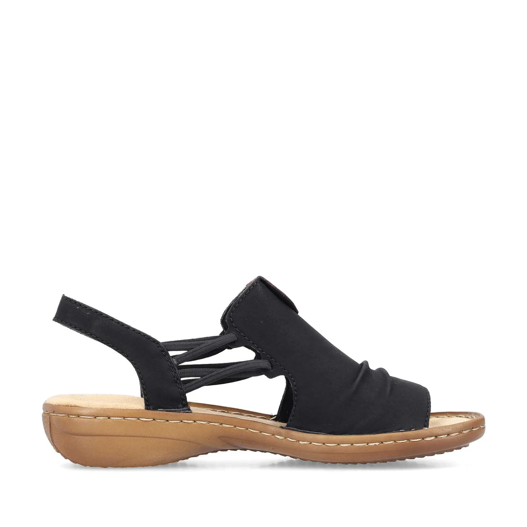 Rieker Sandals & Sandals-Women'S Strappy Sandals Asphalt Black