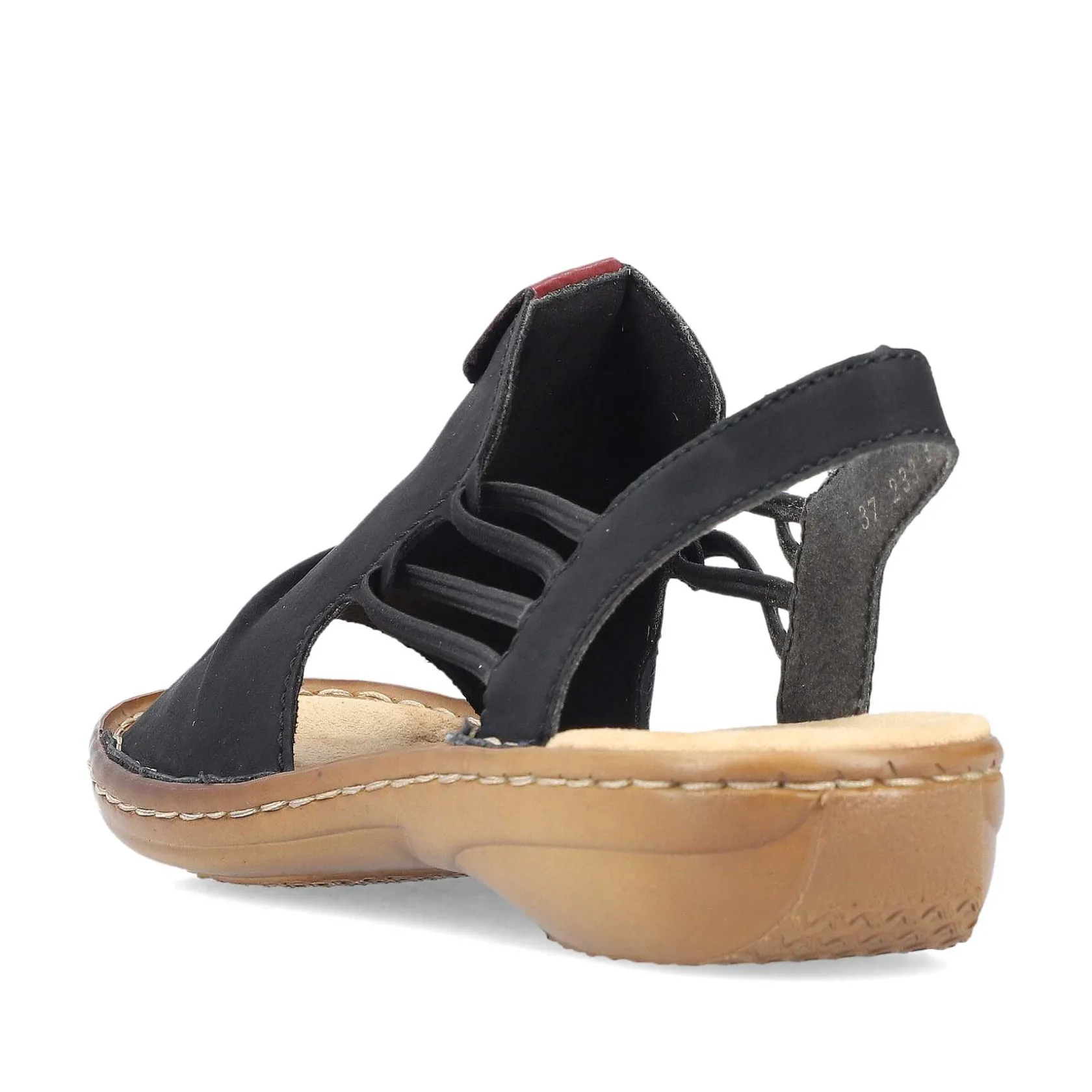 Rieker Sandals & Sandals-Women'S Strappy Sandals Asphalt Black