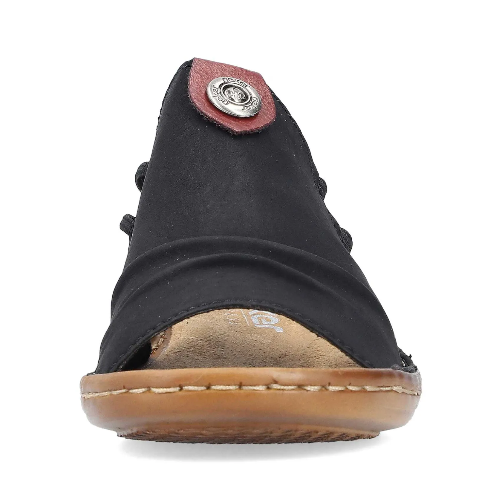 Rieker Sandals & Sandals-Women'S Strappy Sandals Asphalt Black