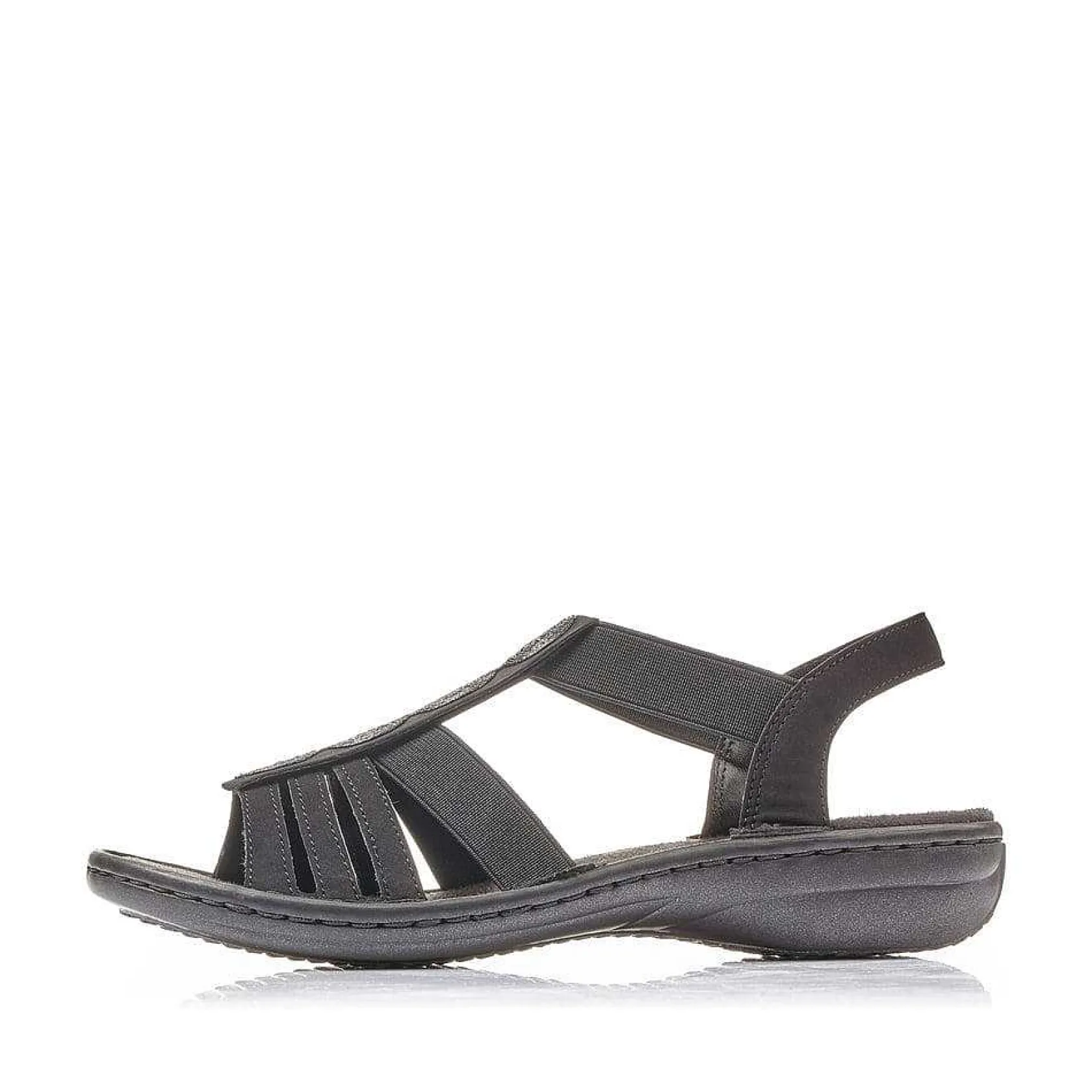 Rieker Sandals & Sandals-Women'S Strappy Sandals Jet Black