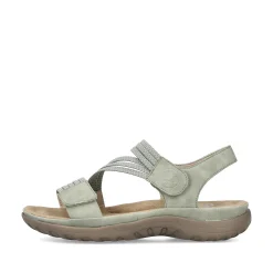 Rieker Vegan-Women'S Strappy Sandals Mint Green
