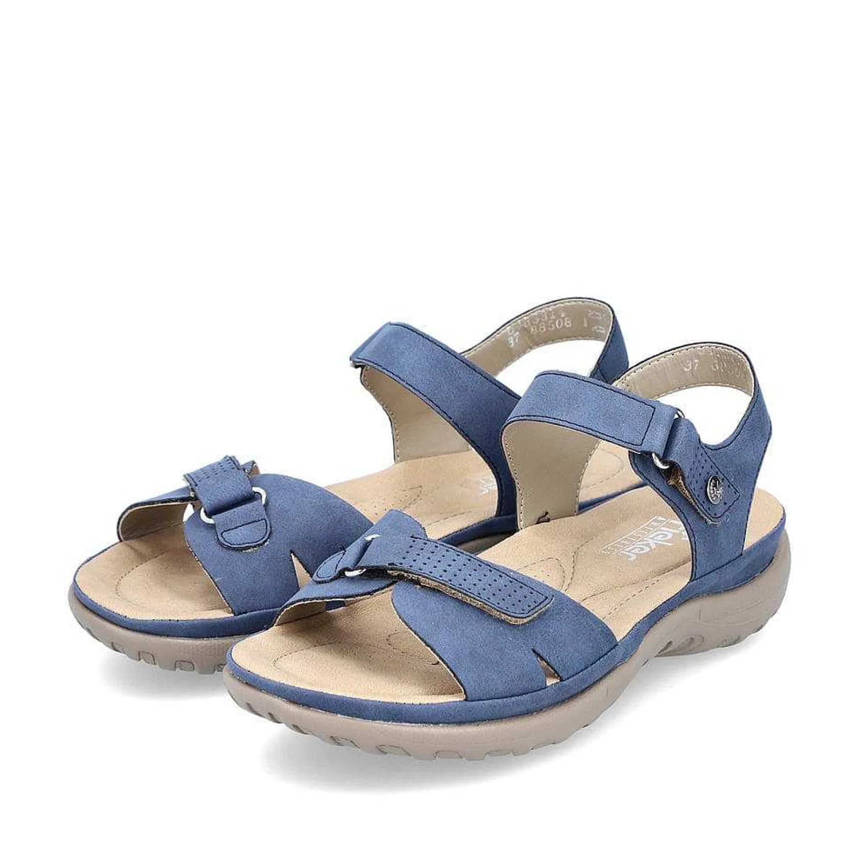Rieker Sandals & Sandals-Women'S Strappy Sandals Azure Blue