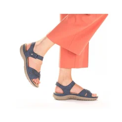 Rieker Sandals & Sandals-Women'S Strappy Sandals Azure Blue