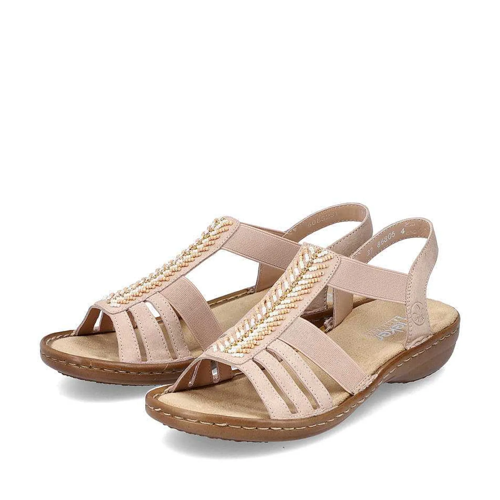 Rieker Sandals & Sandals-Women'S Strappy Sandals Soft Pink