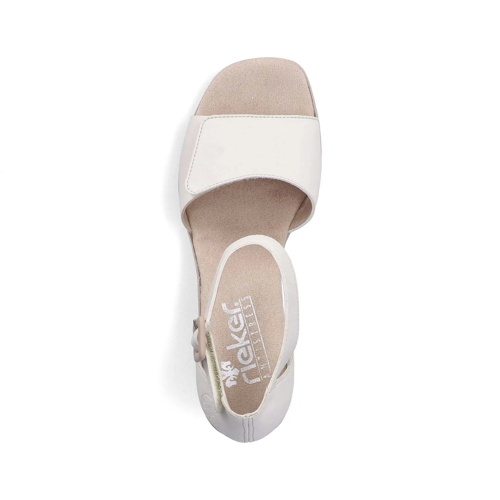 Rieker Heeled Shoes-Women'S Strappy Sandals Light Beige