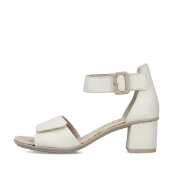 Rieker Heeled Shoes-Women'S Strappy Sandals Light Beige
