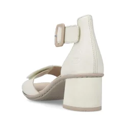 Rieker Heeled Shoes-Women'S Strappy Sandals Light Beige